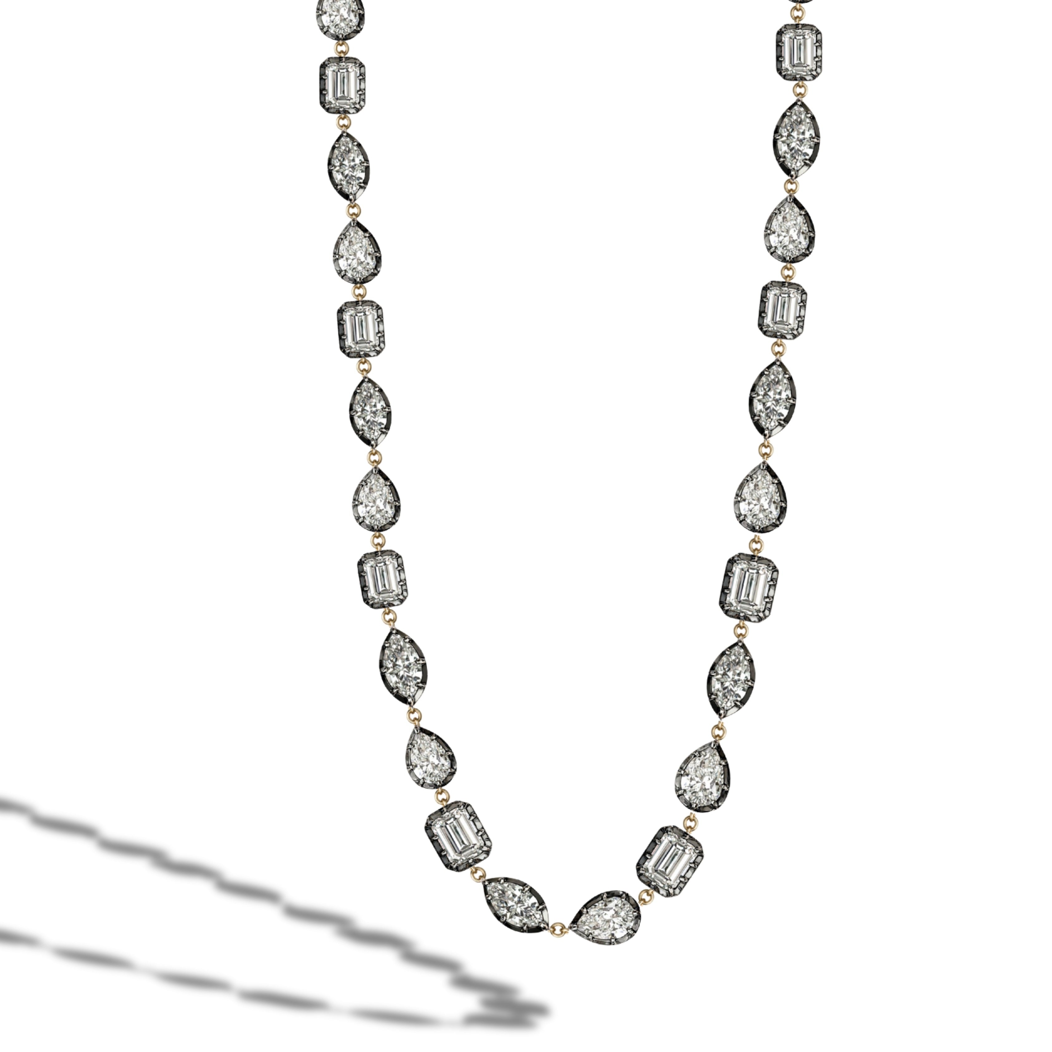 MULTISHAPE GEORGIAN SET NECKLACE