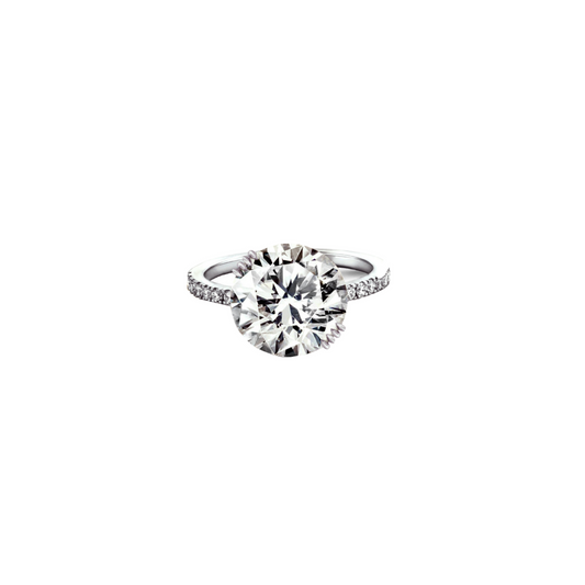 EMBRACE ROUND CUT DIAMOND RING