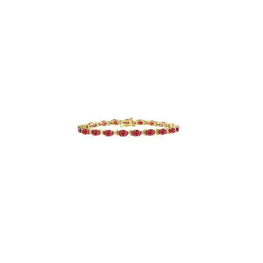 RUBY AND DIAMOND BRACELET