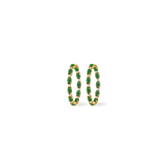 EMERALD HOOPS