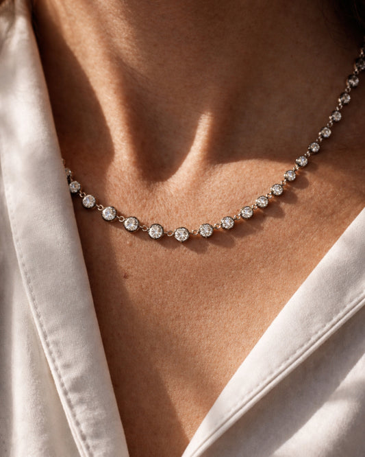 ROUND GEORGIAN SET NECKLACE