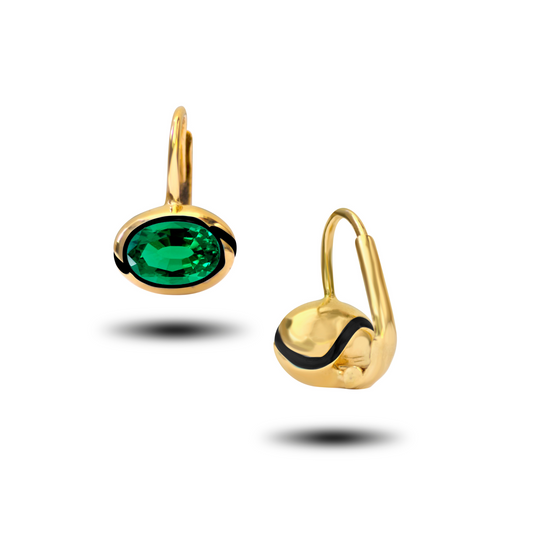 YIN YANG EMERALD EARRINGS X GEMFIELDS