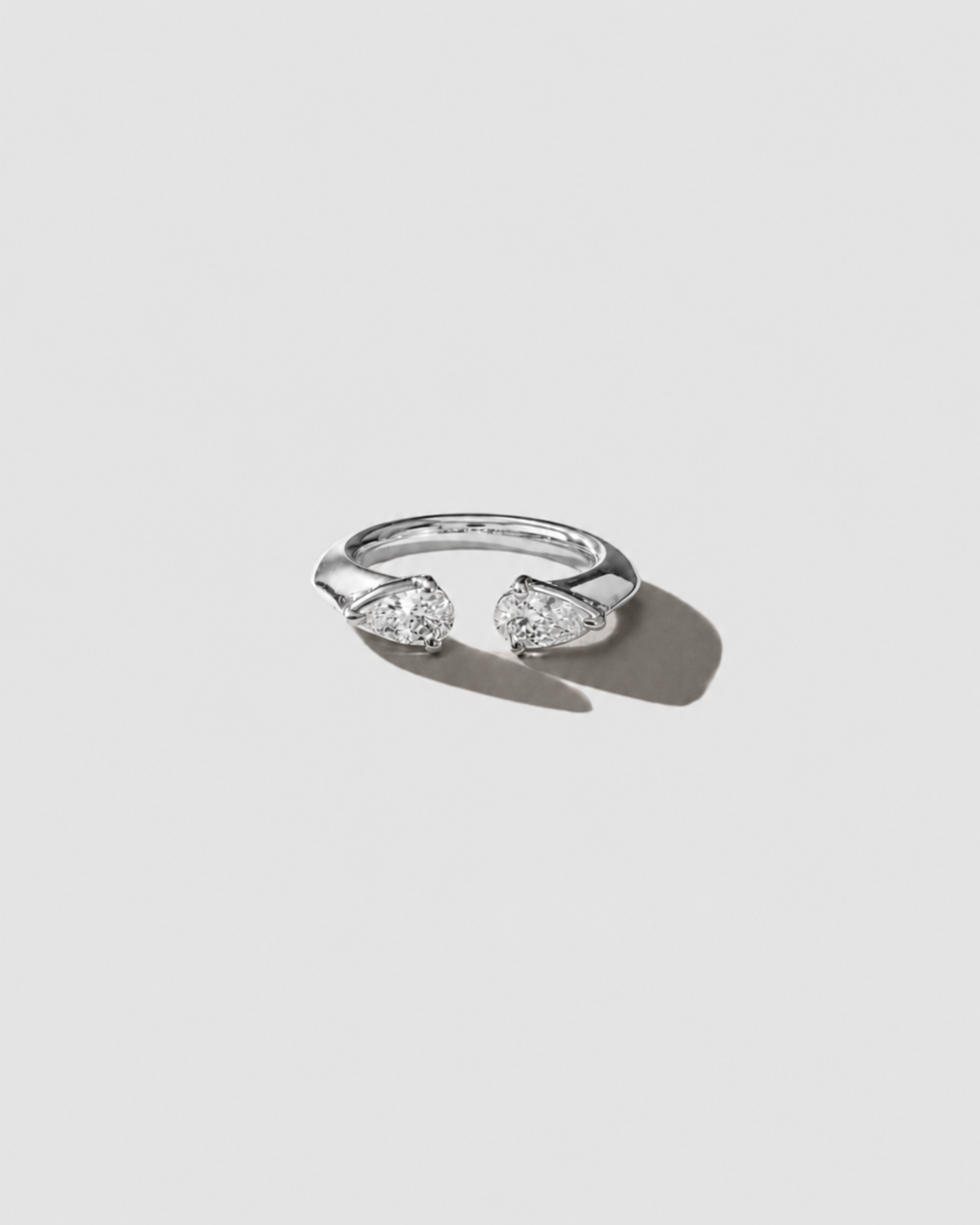 Modern Love Ring White Gold – natural diamond ring in 18k white gold – Shruti Sushma