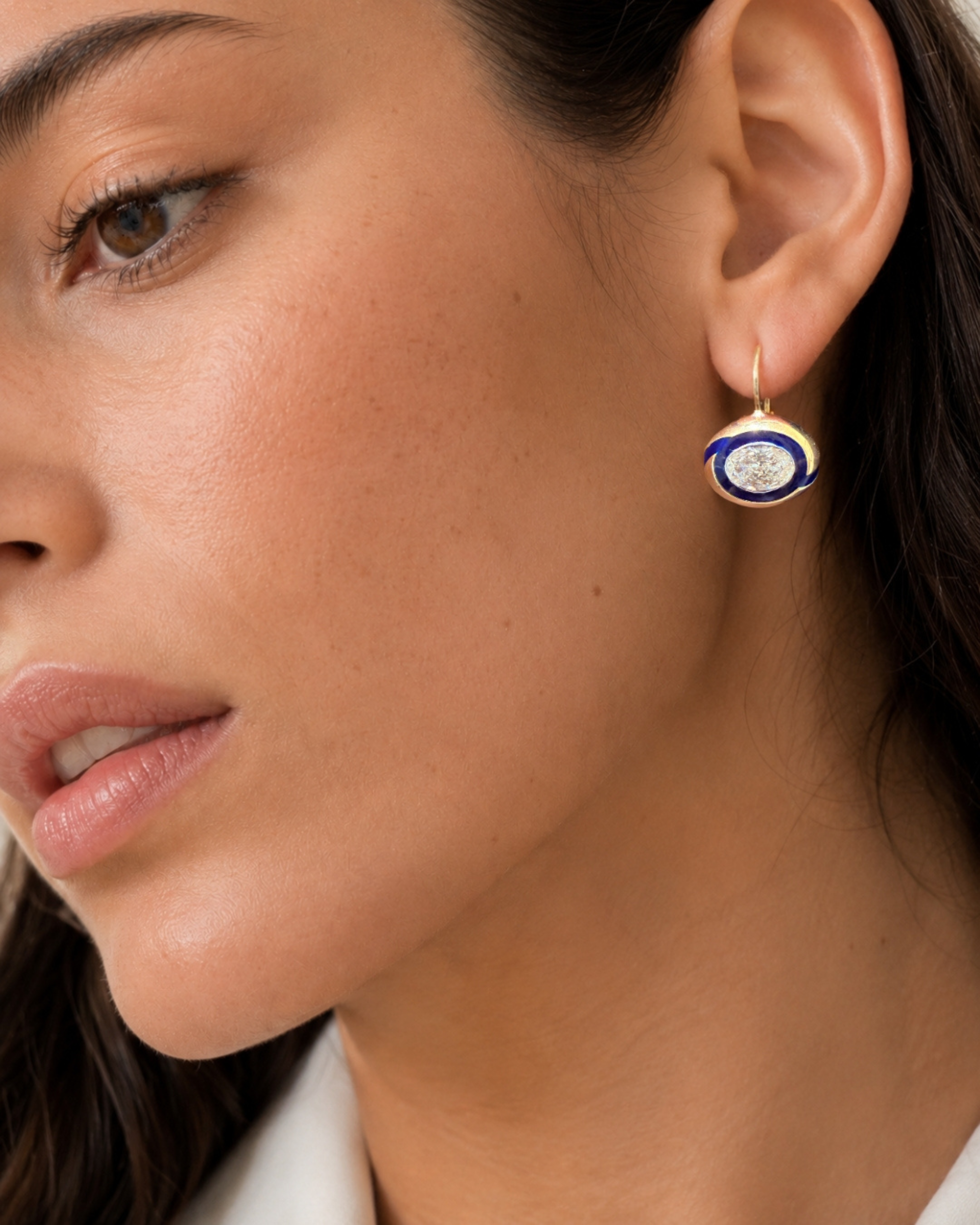 YIN YANG DIAMOND EARRINGS