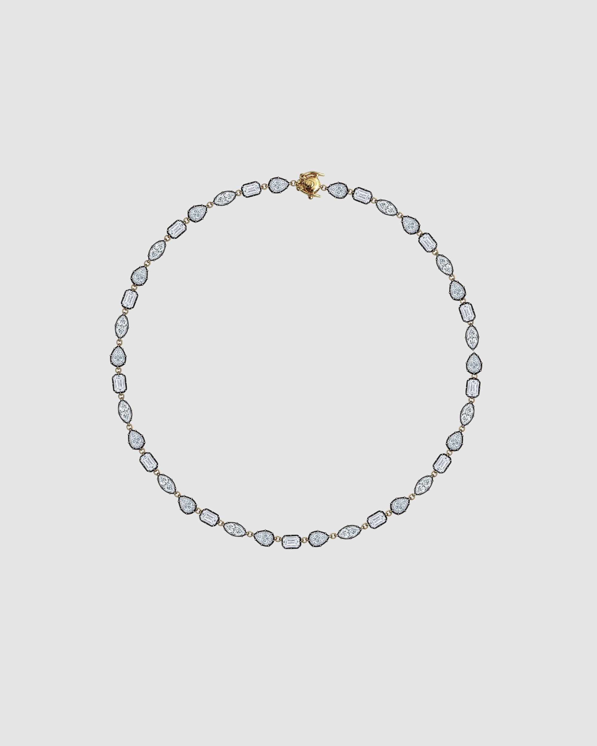 MULTISHAPE GEORGIAN SET NECKLACE