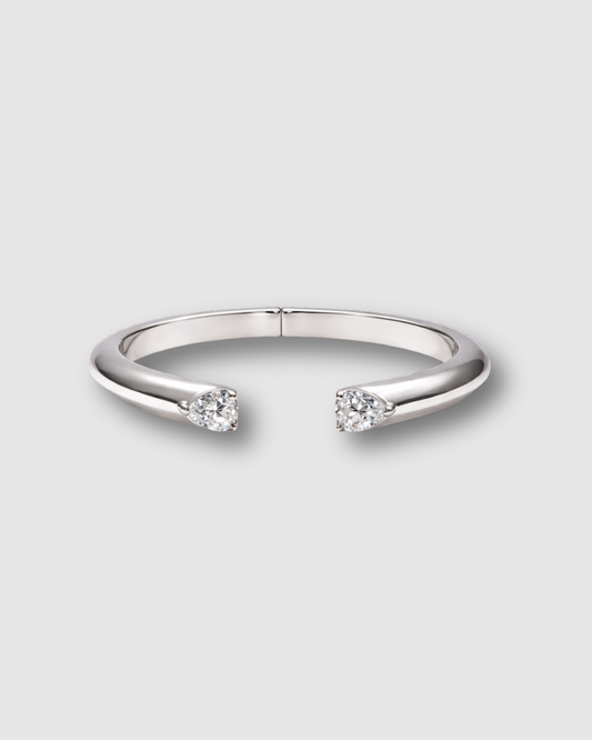 MODERN LOVE BRACELET 40 POINTER WHITE GOLD