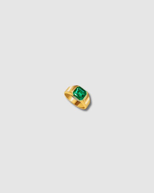 MEN EMERALD RING