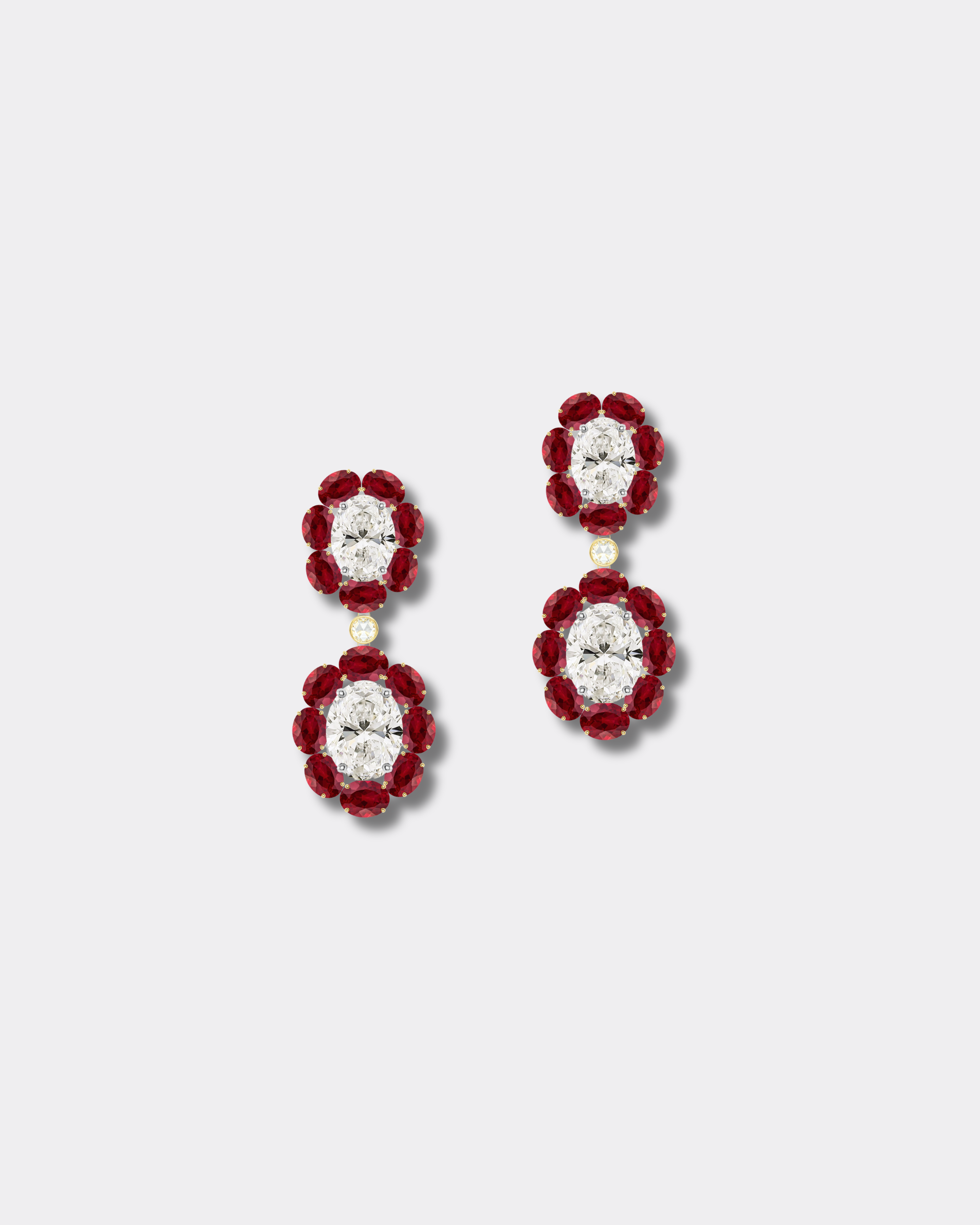 CRIMSON HALO EARRINGS