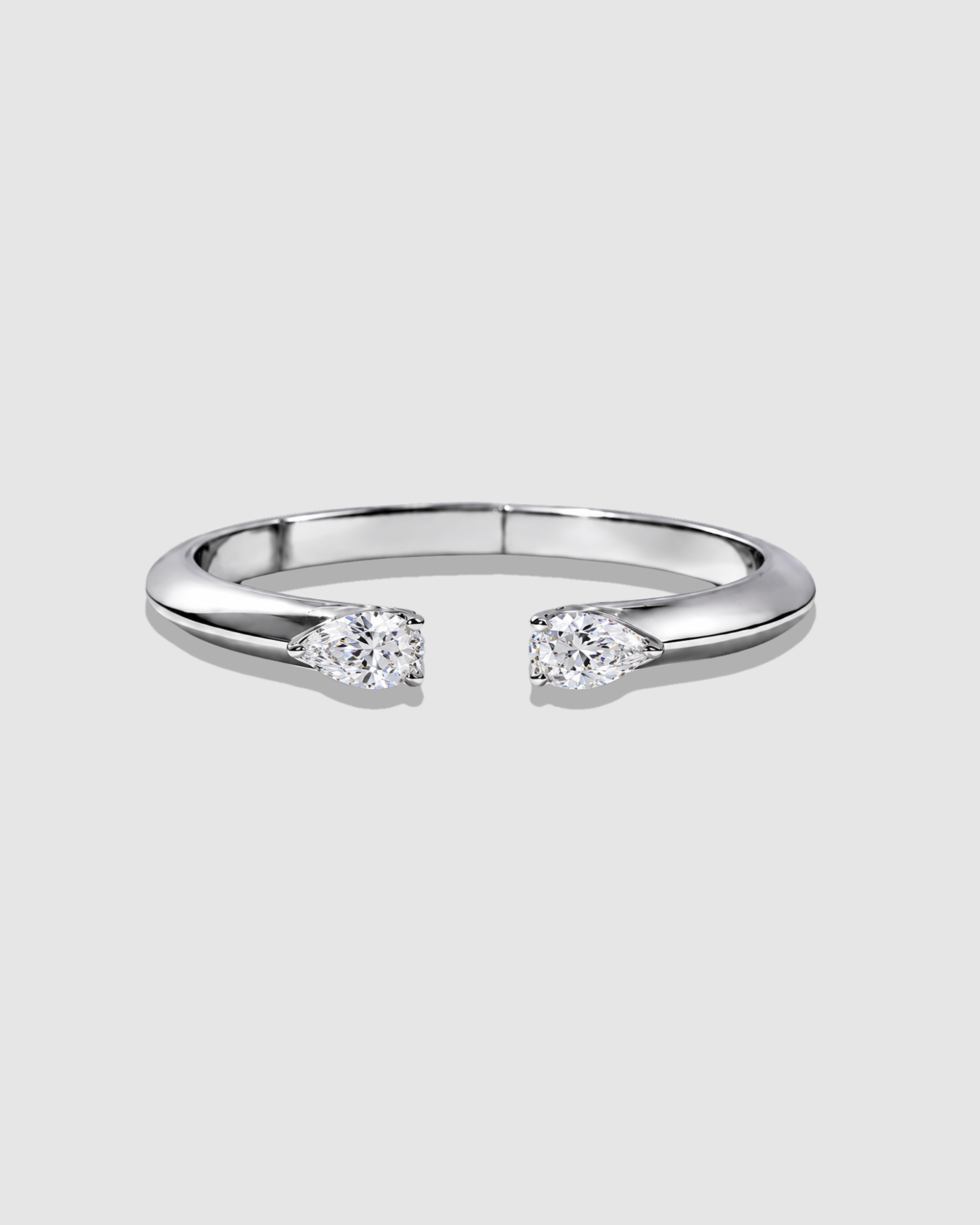 MODERN LOVE BRACELET 1 CARAT WHITE GOLD
