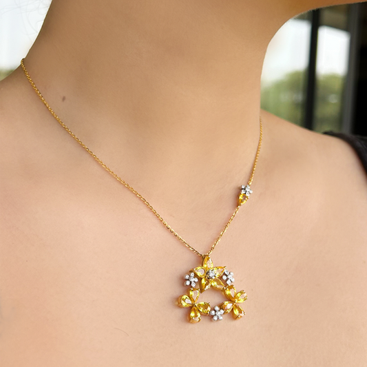 YELLOW SAPPHIRE PENDANT