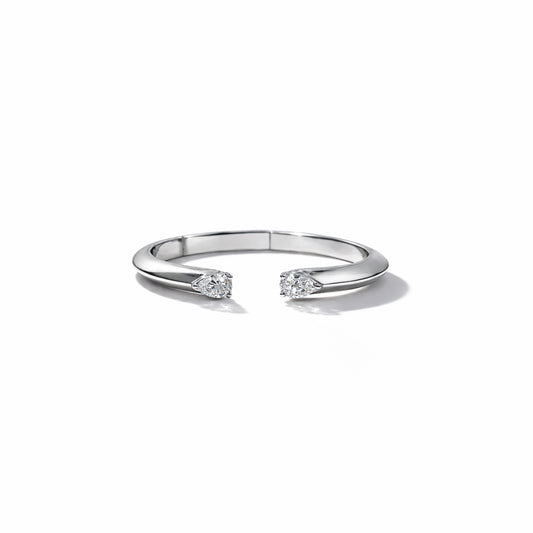 MODERN LOVE BRACELET 1 CARAT WHITE GOLD
