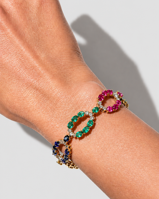 ELEMENTS MULTI SAPPHIRE BRACELET