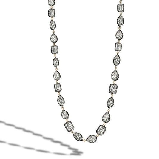 MULTISHAPE GEORGIAN SET NECKLACE