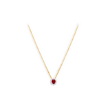 RUBY AND DIAMOND PENDANT