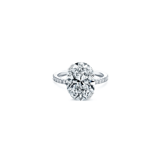 EMBRACE OVAL CUT DIAMOND RING