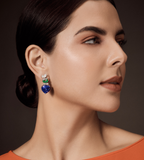 AMORE TANZANITE HEART EARRINGS