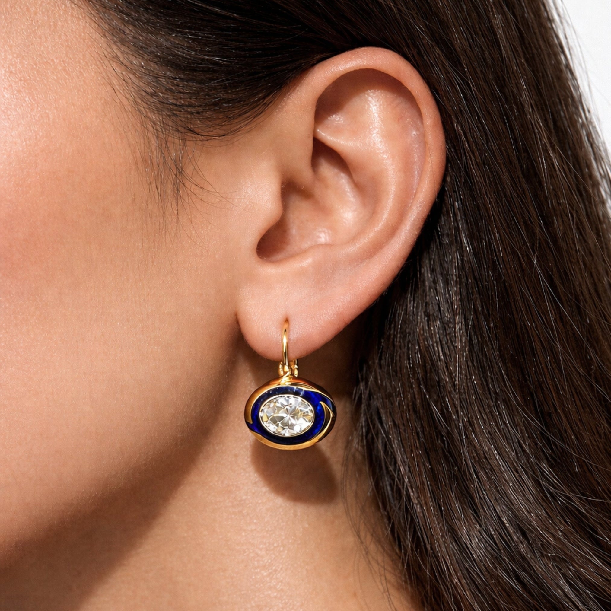 YIN YANG DIAMOND EARRINGS