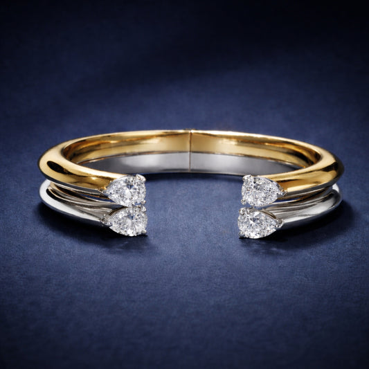 MODERN LOVE BRACELET 1 CARAT YELLOW GOLD