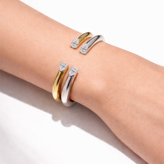 MODERN LOVE BRACELET 1 CARAT WHITE GOLD