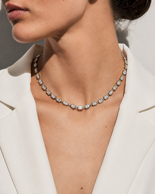MULTISHAPE GEORGIAN SET NECKLACE