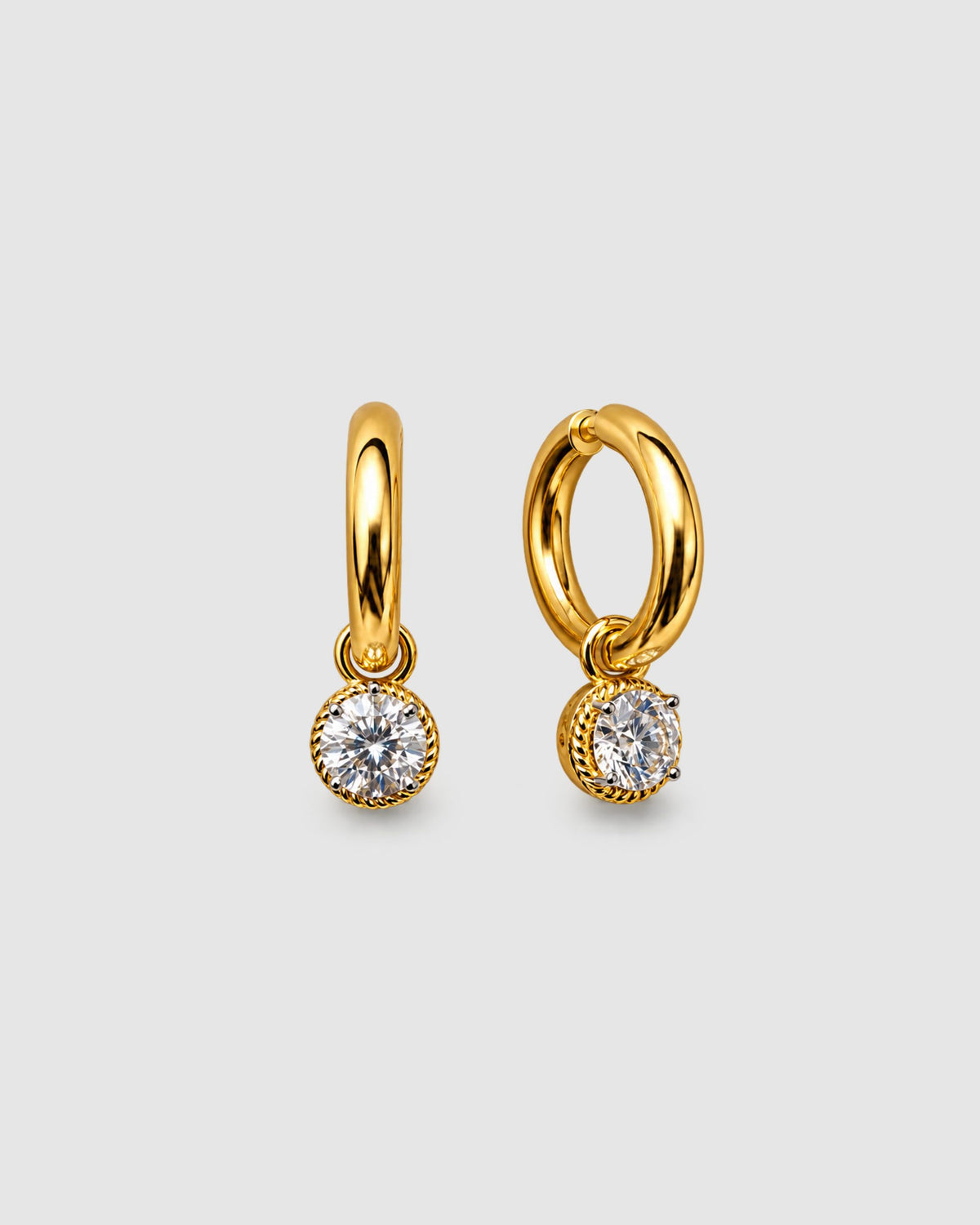 Fil d'Or Round Earrings