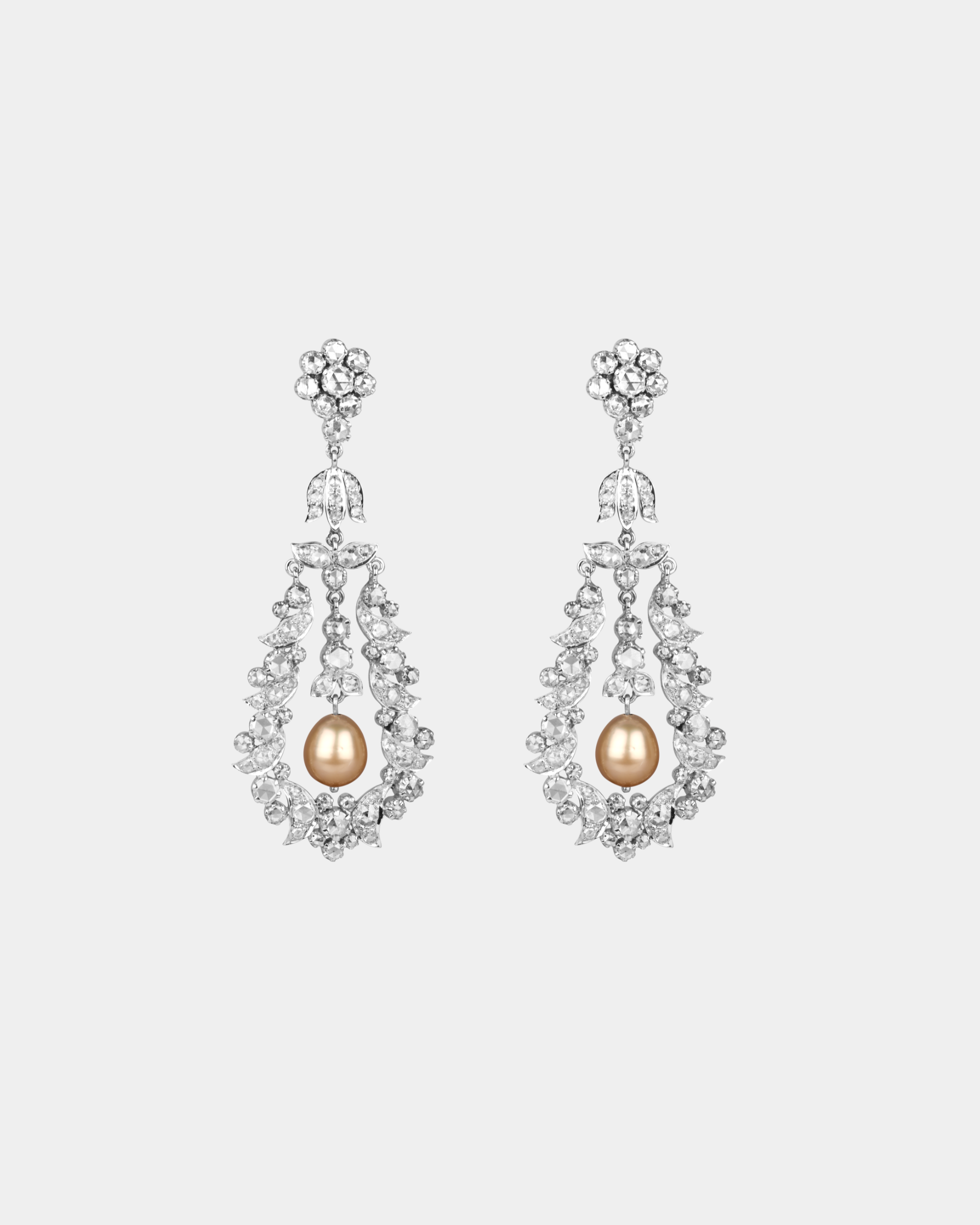 PEARL CHANDELIER EARRINGS