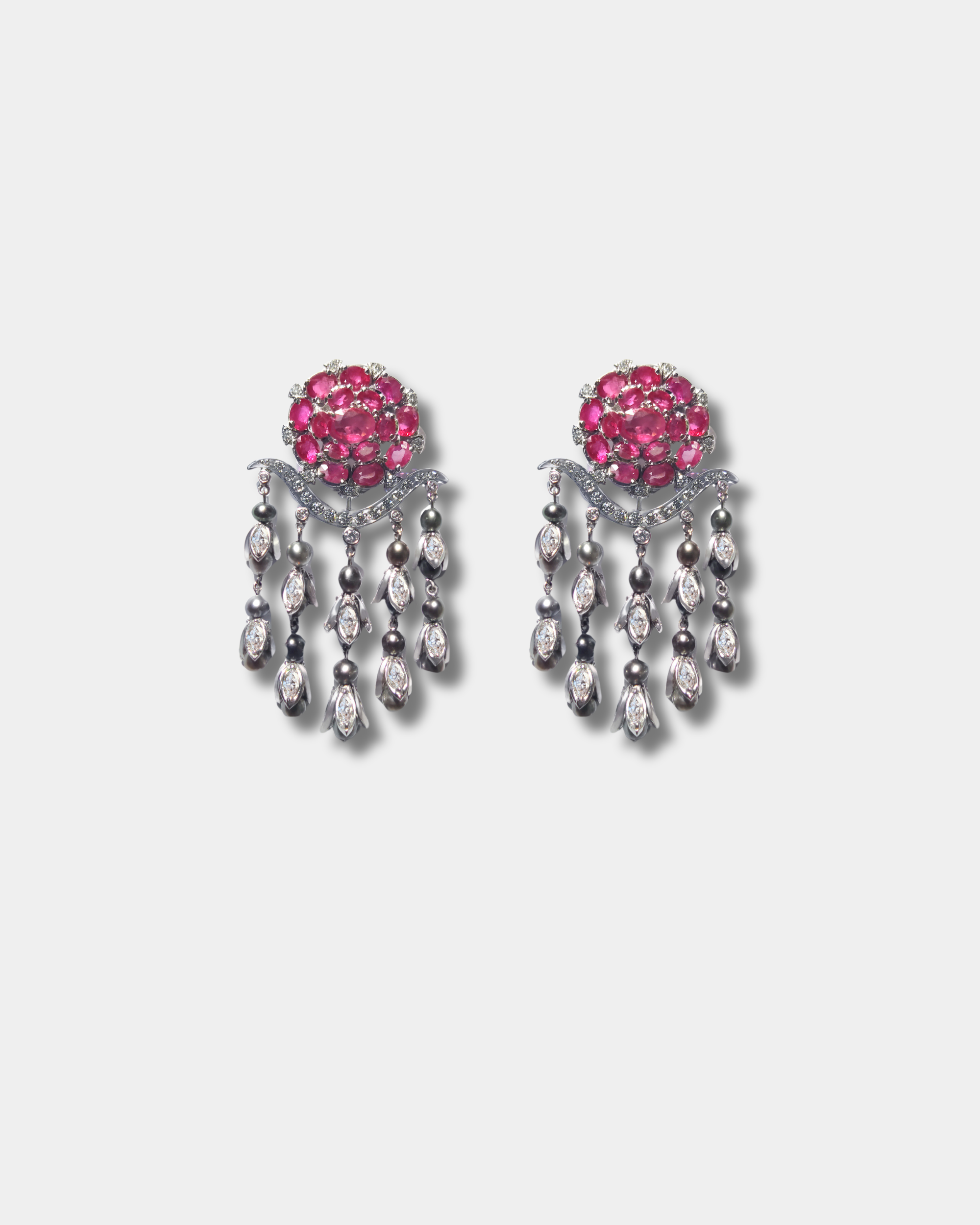 RUBY CASCADE EARRINGS