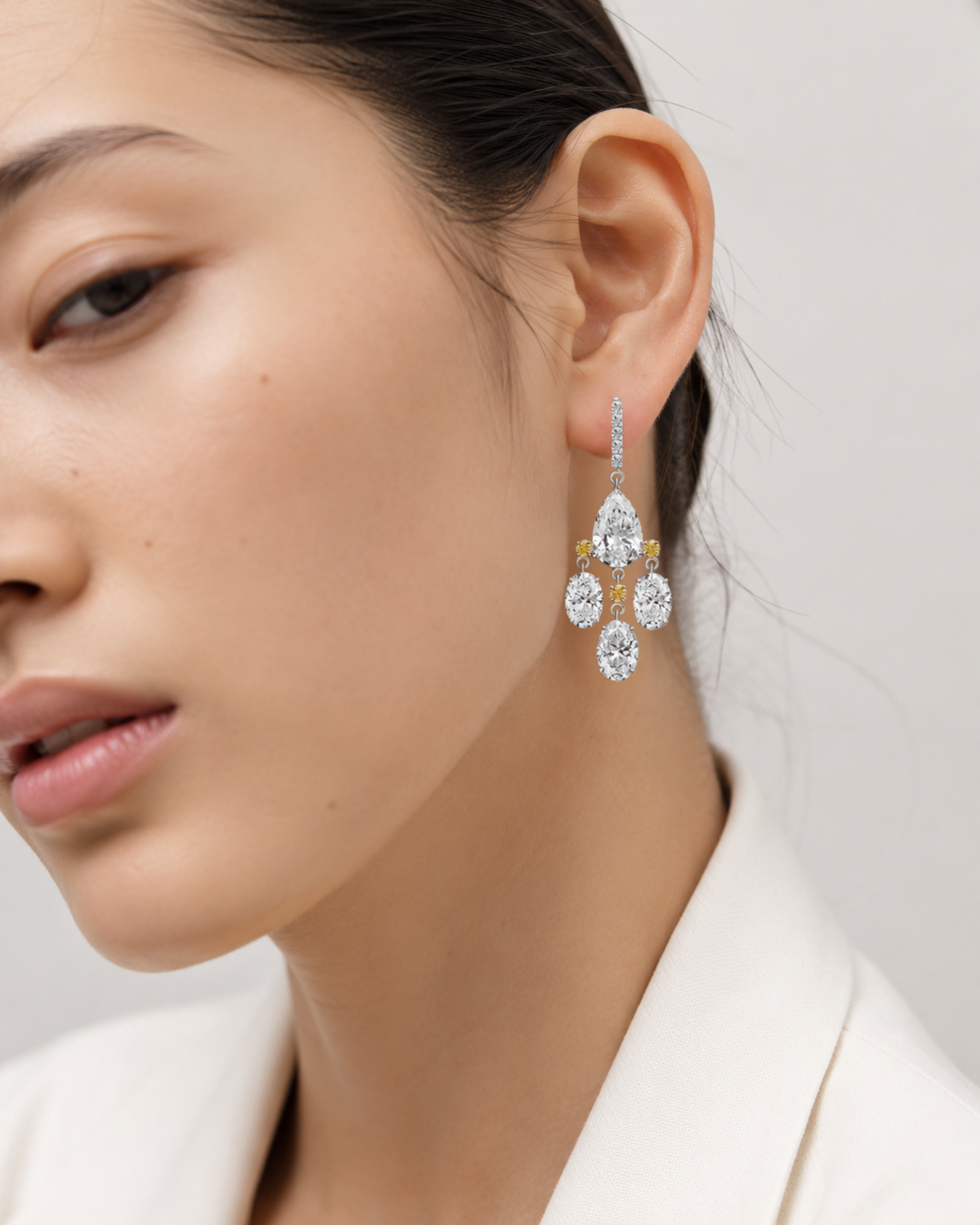 DIAMOND DROP EARRINGS