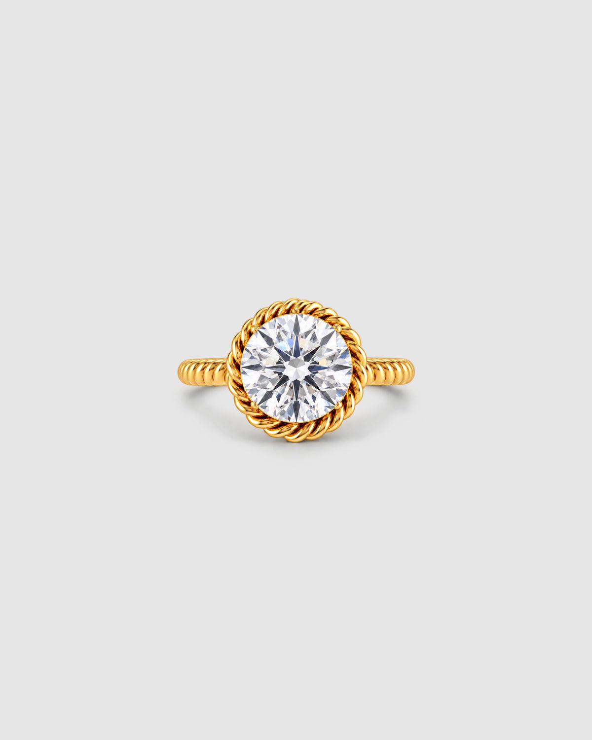 Fil d'Or Round Diamond Ring